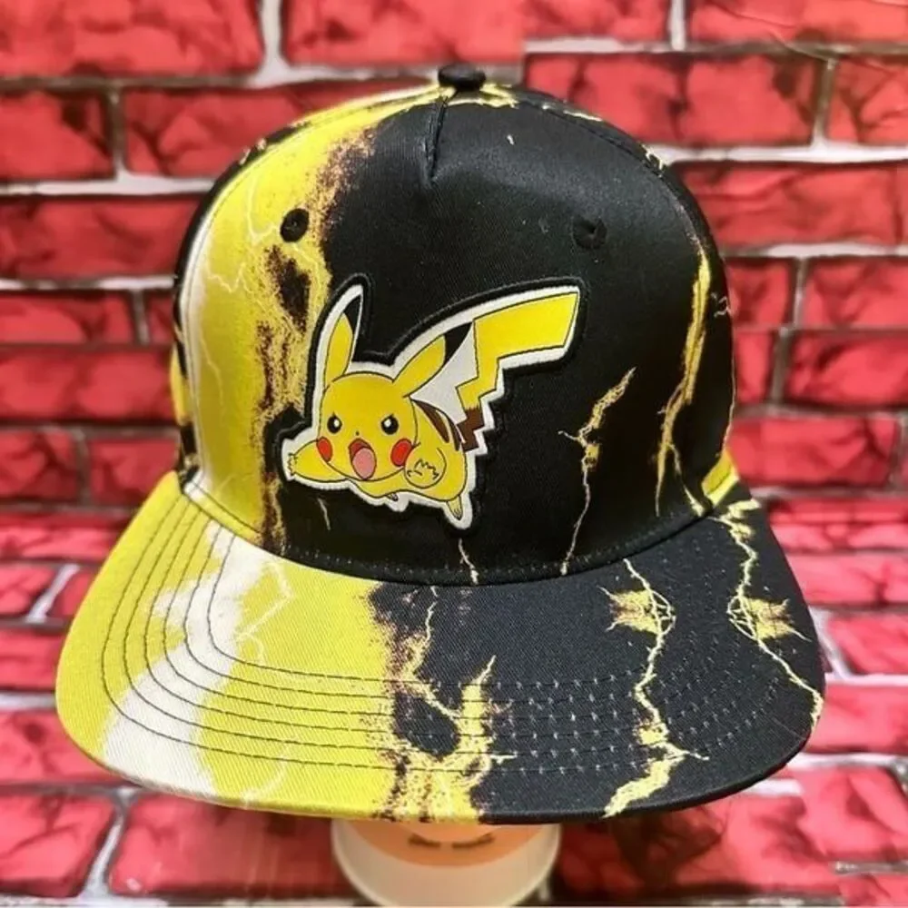 Pikachu Pokemon SnapBack Hat adjustable